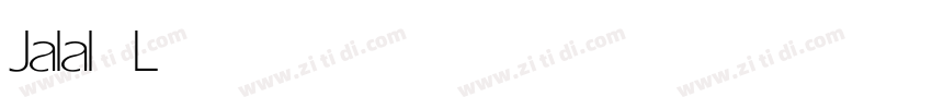 Jalal Light字体转换